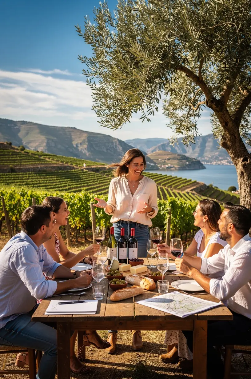 Scenic view of a hidden Portuguese village.